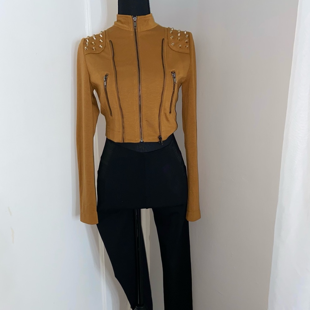 Studded Jacket With Black Pants